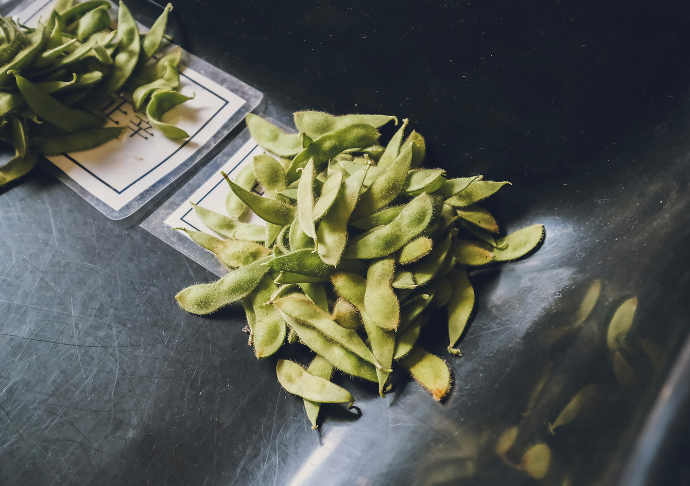 写真:選別された枝豆